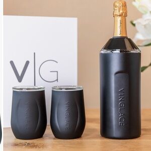Vinglacé Wine Bottle Chiller & Tumbler Gift Set